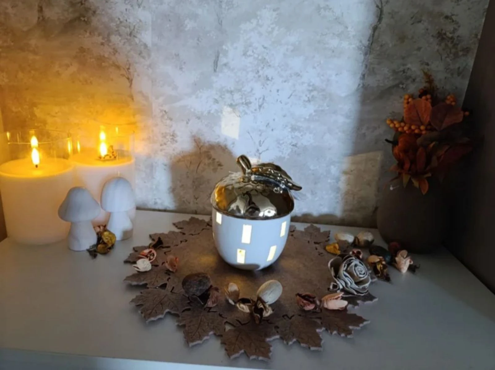 Bellota con luz